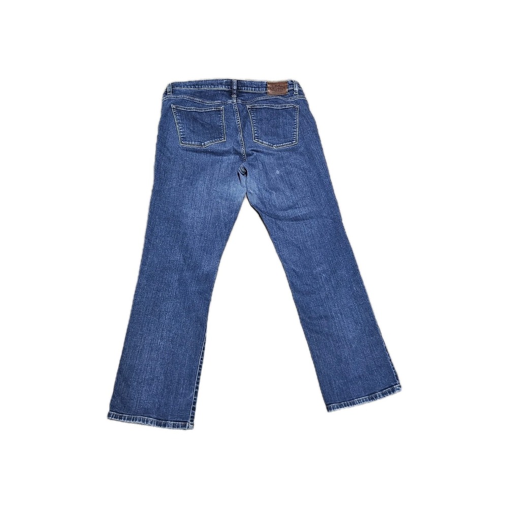 Lauren Ralph Lauren (LRL) Women's‎ Modern Straight Denim Jeans - 14 - Midrise - Picture 2 of 10